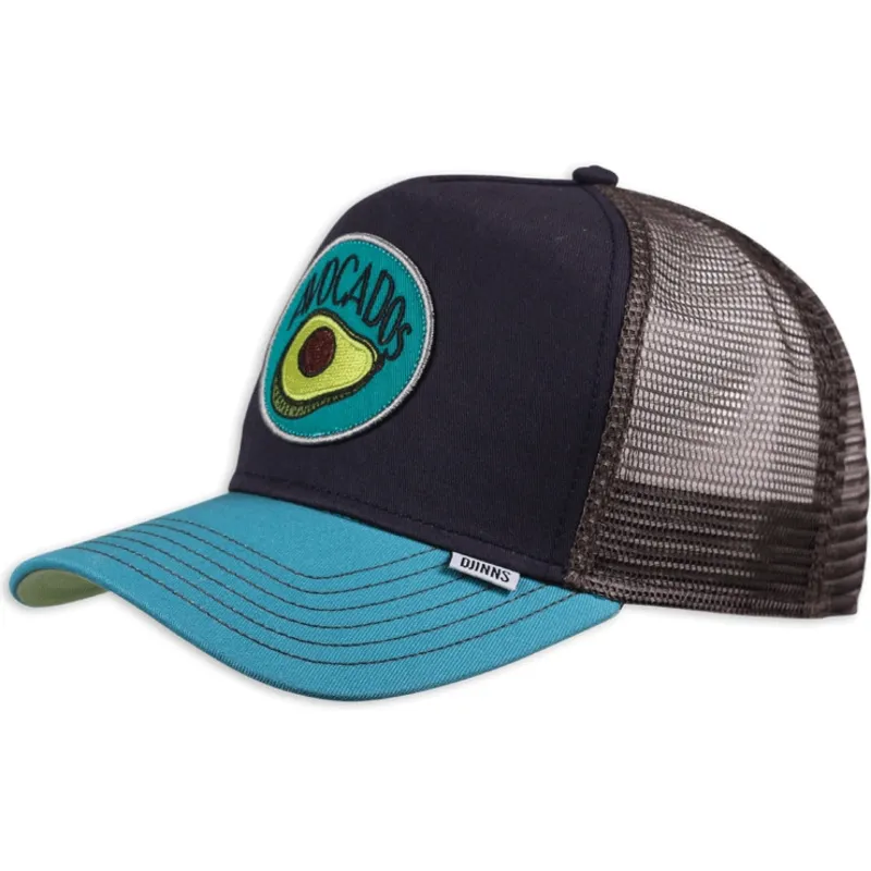 petten-gebogen-marineblauw-snapback-food-avocado-van-djinns