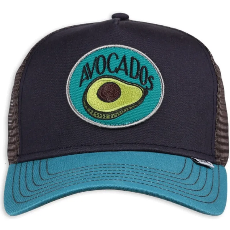 petten-gebogen-marineblauw-snapback-food-avocado-van-djinns