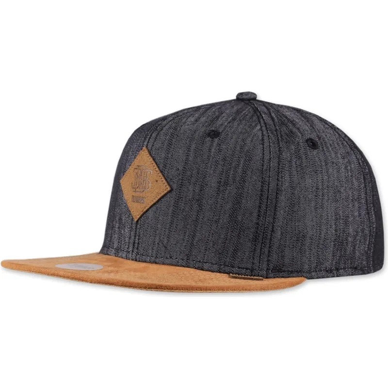 petten-plat-zwart-snapback-linen-2015-van-djinns