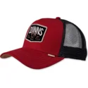 petten-gebogen-rood-snapback-nothing-club-van-djinns