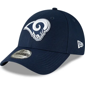 petten-gebogen-blauw-verstelbaar-9forty-the-league-van-los-angeles-rams-nfl-van-new-era