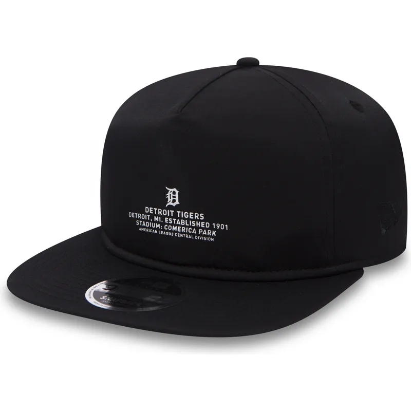 petten-plat-zwart-snapback-9fifty-monochrome-script-van-detroit-tigers-mlb-van-new-era