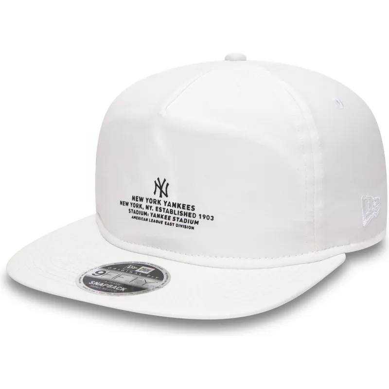 petten-plat-wit-snapback-9fifty-monochrome-script-van-new-york-yankees-mlb-van-new-era