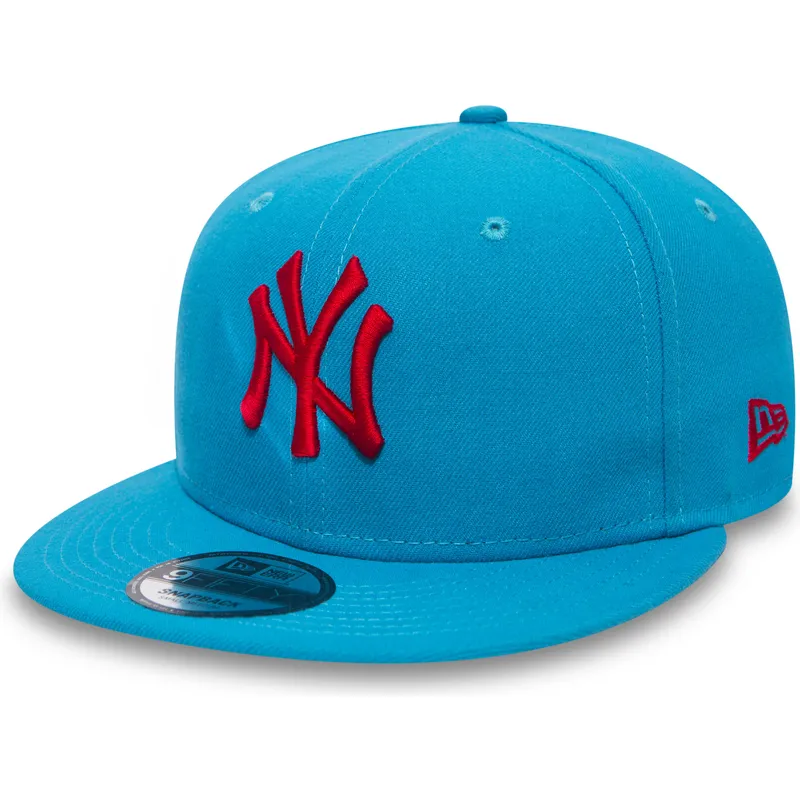 petten-plat-blauw-snapback-9fifty-essential-league-van-new-york-yankees-mlb-van-new-era
