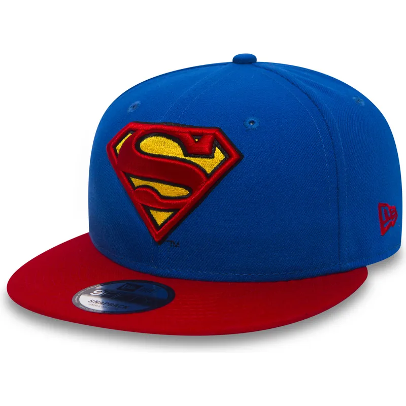 petten-plat-blauw-snapback-9fifty-team-van-superman-warner-bros-van-new-era