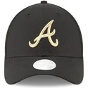 petten-gebogen-zwart-verstelbaar-9forty-sport-van-atlanta-braves-mlb-van-new-era