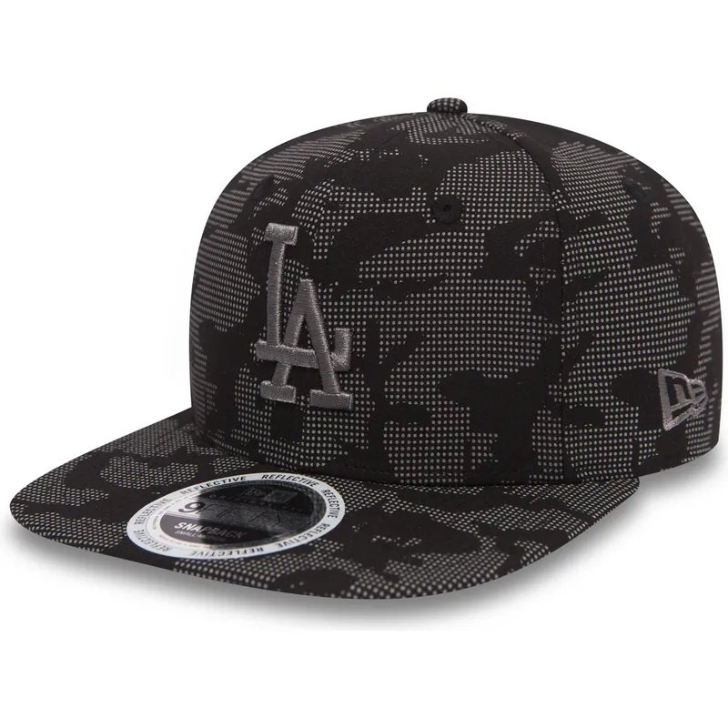petten-plat-zwart-snapback-9fifty-night-time-reflective-van-los-angeles-dodgers-mlb-van-new-era
