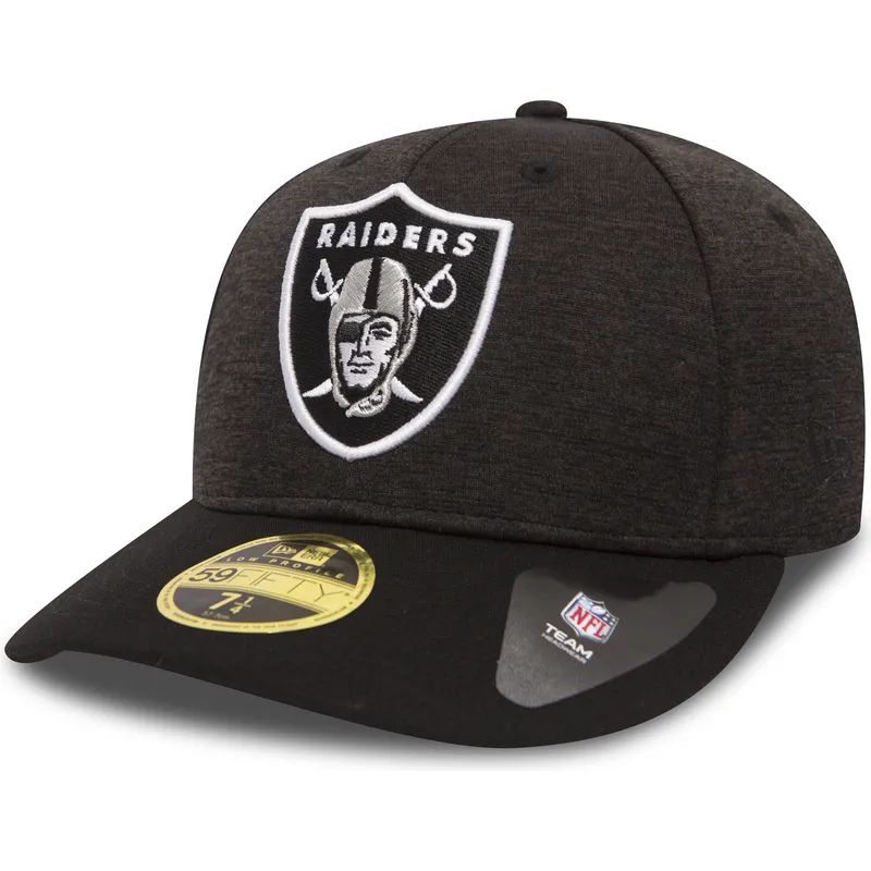 petten-plat-steen-fitted-59fifty-low-profile-shadow-tech-van-las-vegas-raiders-nfl-van-new-era