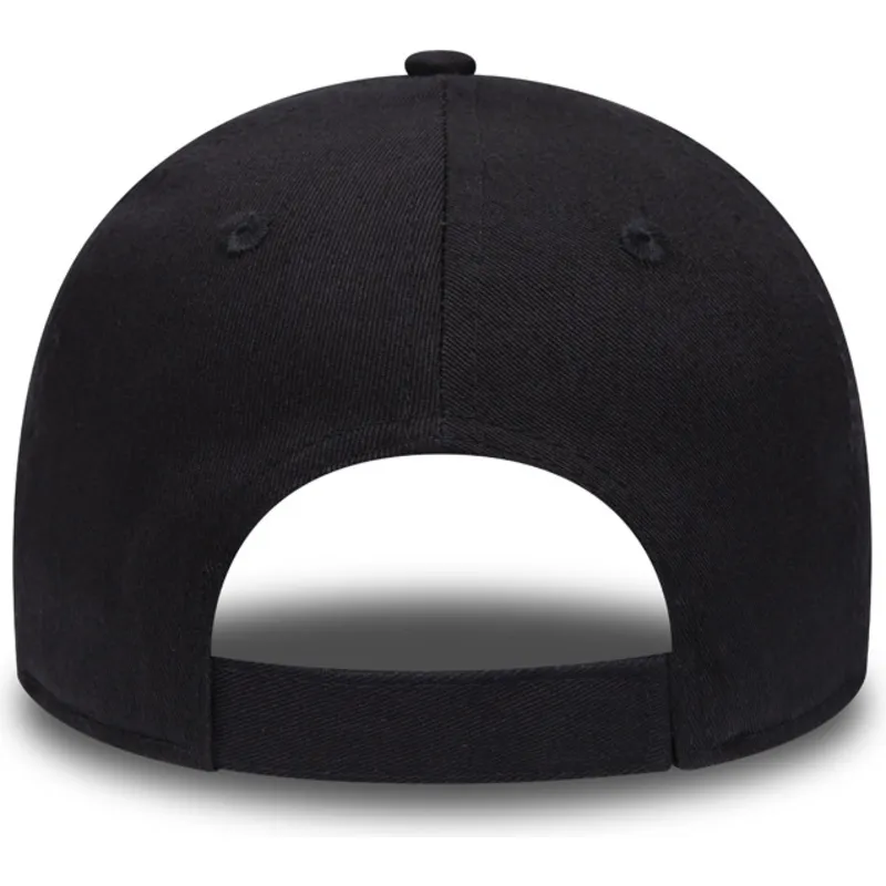 petten-gebogen-zwart-verstelbaar-voor-kinderen-velcro-9forty-essential-van-new-york-yankees-mlb-van-new-era