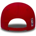 petten-gebogen-rood-verstelbaar-voor-kinderen-9forty-essential-van-chicago-bulls-nba-van-new-era