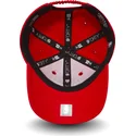 petten-gebogen-rood-verstelbaar-voor-kinderen-9forty-essential-van-chicago-bulls-nba-van-new-era