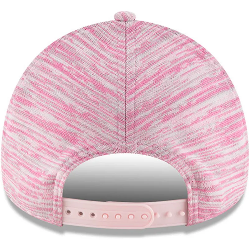 petten-gebogen-roze-snapback-ajustable-9forty-a-frame-engineered-fit-van-new-york-yankees-mlb-van-new-era