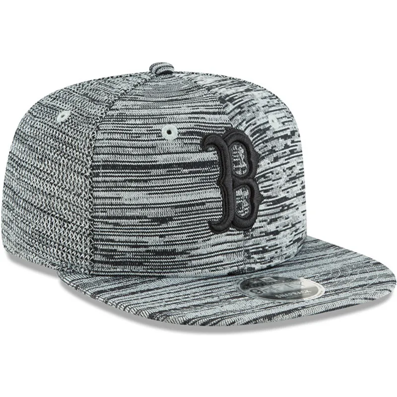 petten-plat-grijs-snapback-9fifty-engineered-fit-van-boston-red-sox-mlb-van-new-era