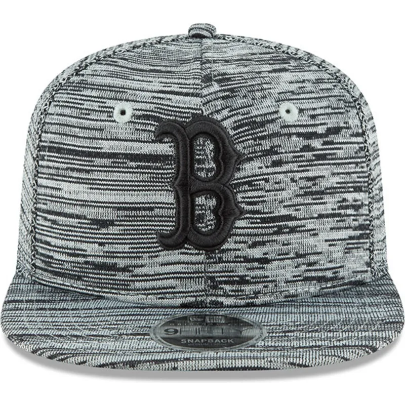 petten-plat-grijs-snapback-9fifty-engineered-fit-van-boston-red-sox-mlb-van-new-era