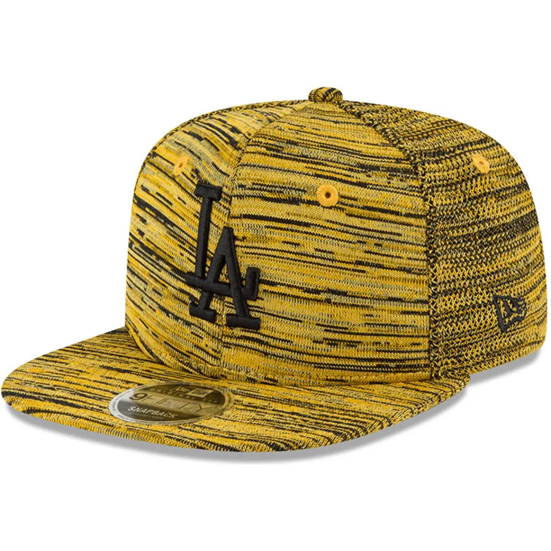 petten-plat-geel-snapback-9fifty-engineered-fit-van-los-angeles-dodgers-mlb-van-new-era