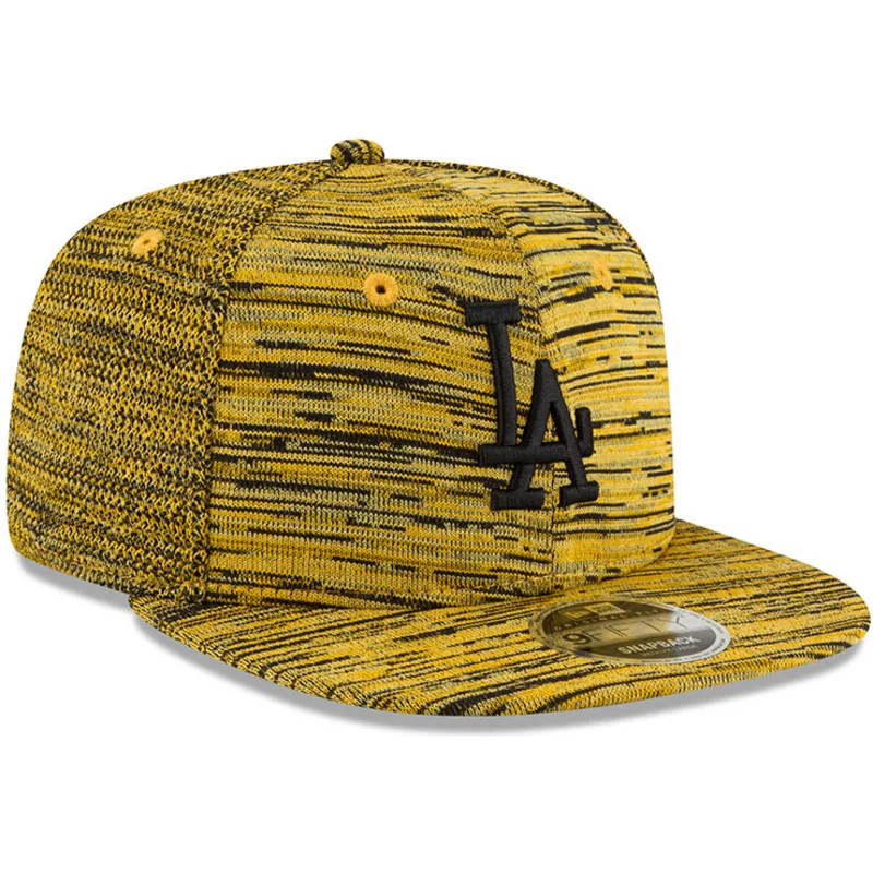 petten-plat-geel-snapback-9fifty-engineered-fit-van-los-angeles-dodgers-mlb-van-new-era