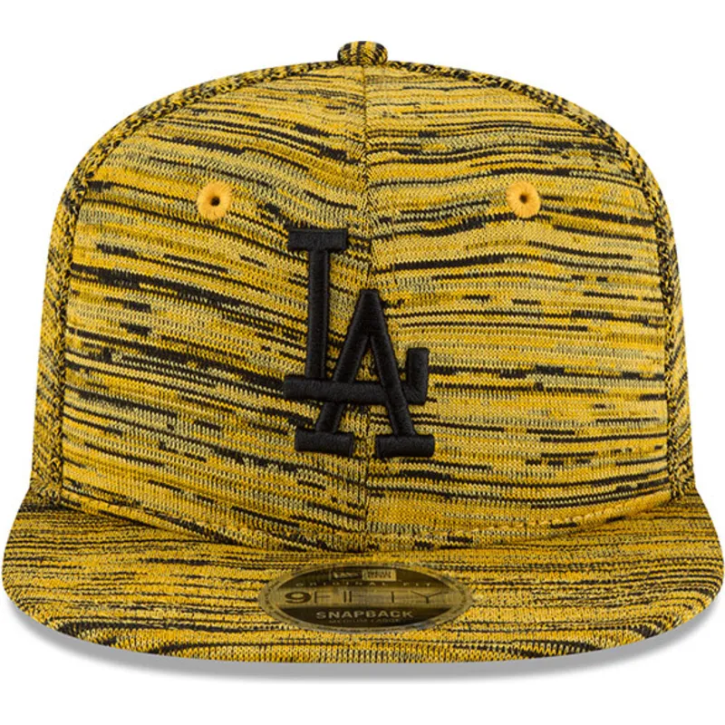 petten-plat-geel-snapback-9fifty-engineered-fit-van-los-angeles-dodgers-mlb-van-new-era