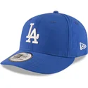petten-gebogen-blauw-snapback-9fifty-nylon-pre-curved-fit-van-los-angeles-dodgers-mlb-van-new-era