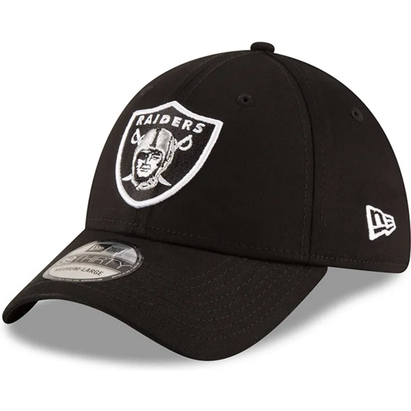 petten-gebogen-zwart-fitted-39thirty-base-van-las-vegas-raiders-nfl-van-new-era