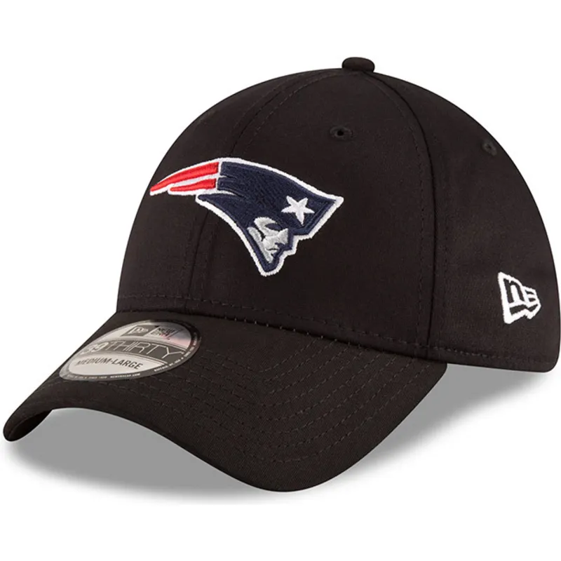 petten-gebogen-zwart-fitted-39thirty-base-van-new-england-patriots-nfl-van-new-era