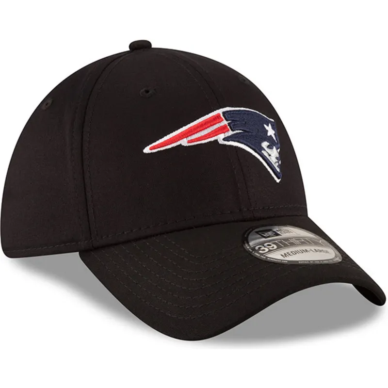 petten-gebogen-zwart-fitted-39thirty-base-van-new-england-patriots-nfl-van-new-era