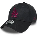 petten-gebogen-grijs-verstelbaar-rosa-9forty-essential-jersey-van-los-angeles-dodgers-mlb-van-new-era