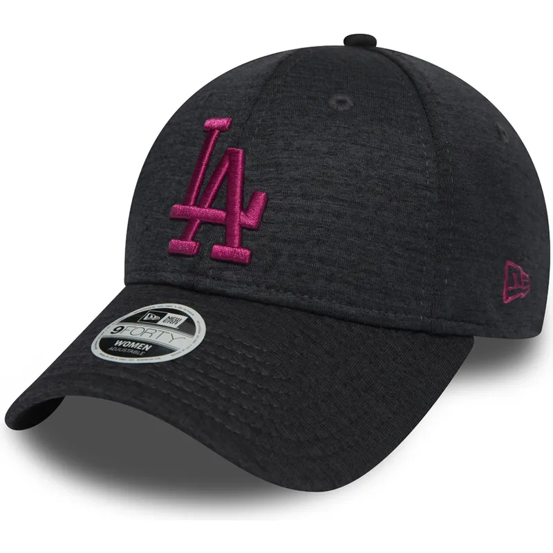 petten-gebogen-grijs-verstelbaar-rosa-9forty-essential-jersey-van-los-angeles-dodgers-mlb-van-new-era