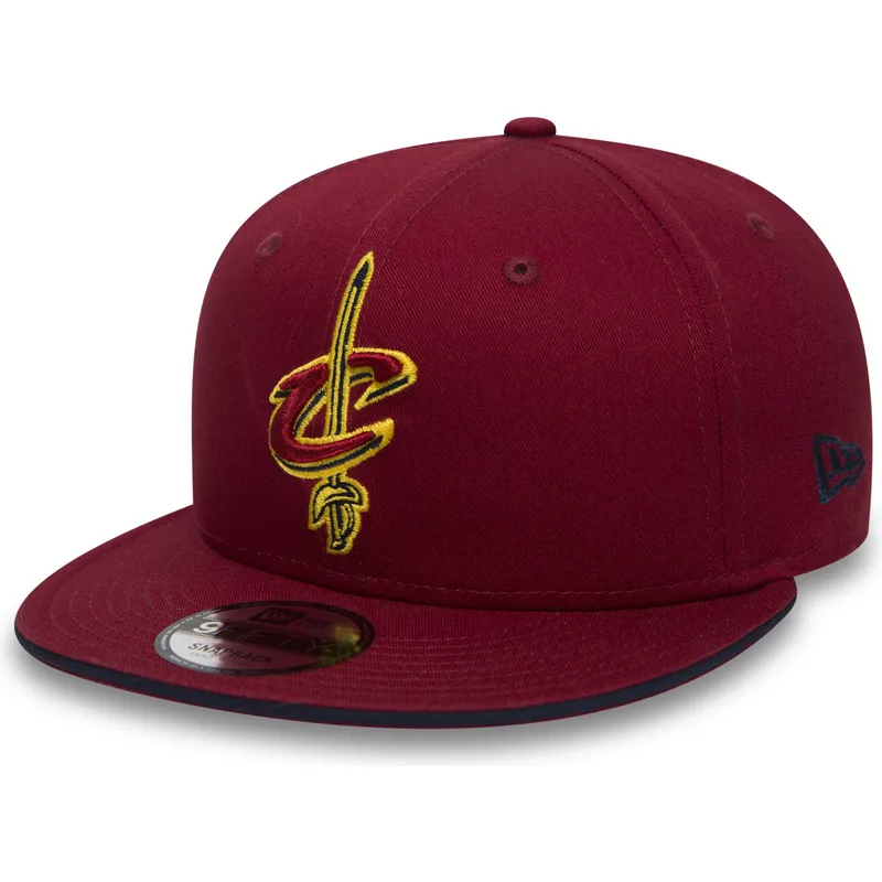 petten-plat-rood-snapback-9fifty-team-van-cleveland-cavaliers-nba-van-new-era