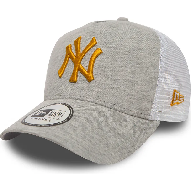 petten-gebogen-grijs-verstelbaar-trucker-9forty-essential-jersey-van-new-york-yankees-mlb-van-new-era