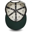 petten-plat-wit-verstelbaar-9fifty-low-profile-flannel-van-cleveland-indians-mlb-van-new-era