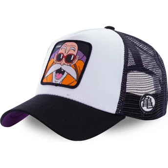 Petten gebogen wit snapback KAM4 Muten Roshi Dragon Ball van Capslab