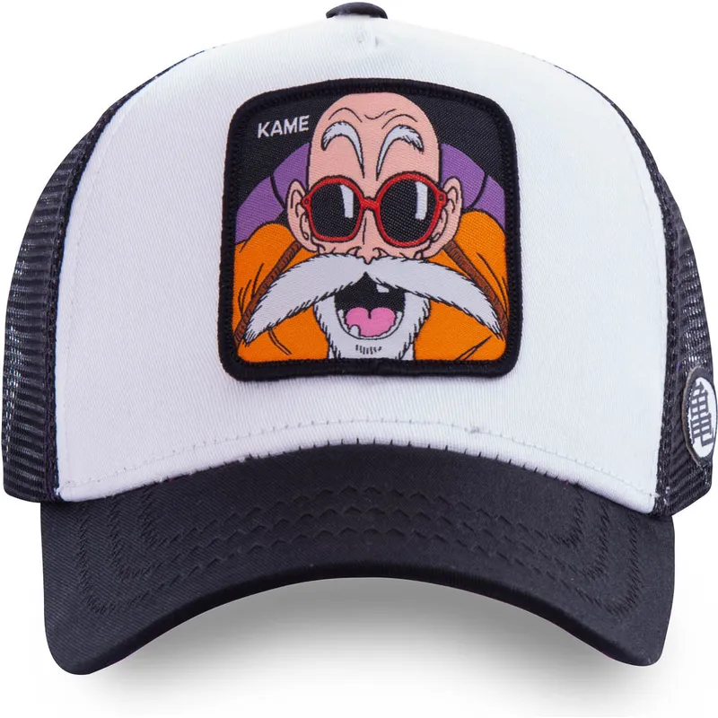 petten-gebogen-wit-snapback-kam4-muten-roshi-dragon-ball-van-capslab