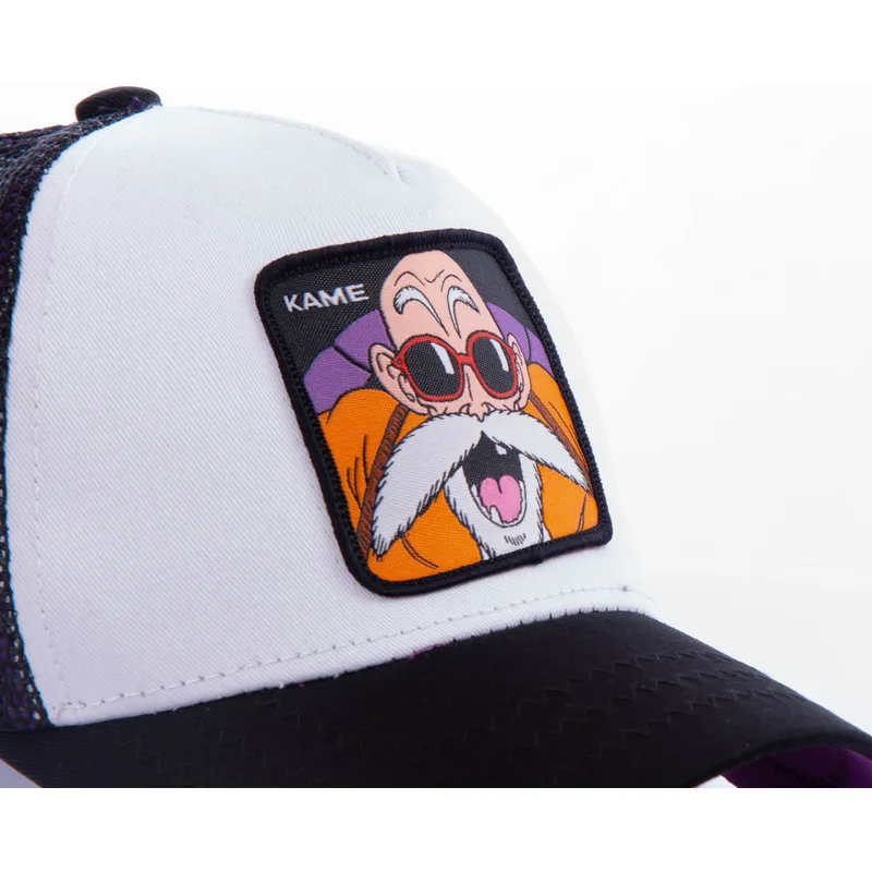petten-gebogen-wit-snapback-kam4-muten-roshi-dragon-ball-van-capslab