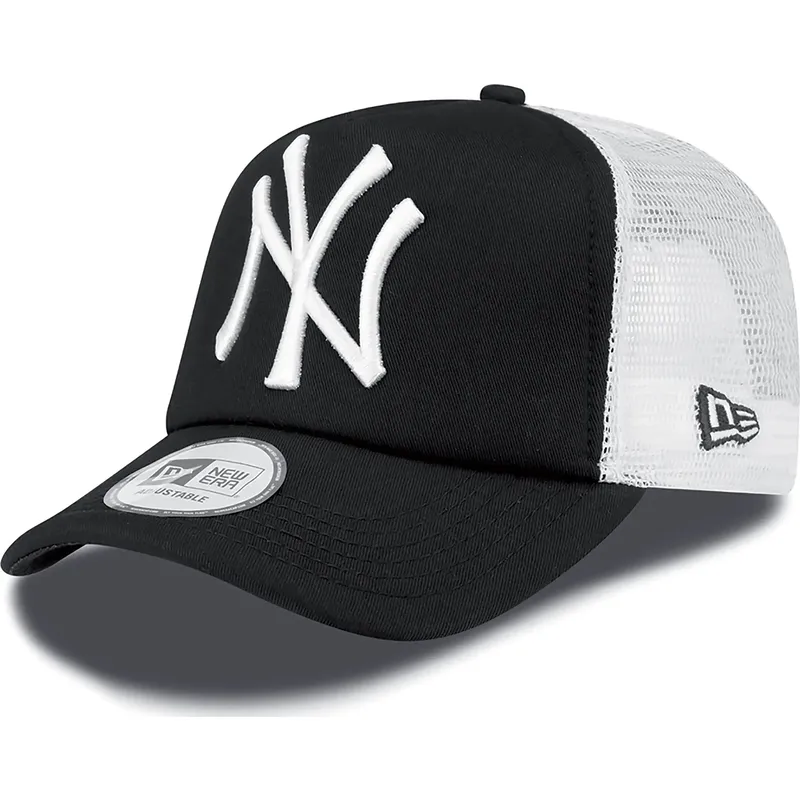 petten-gebogen-zwart-snapback-clean-a-frame-van-new-york-yankees-mlb-van-new-era petten-gebogen-zwart-snapback-clean-a-frame-van-new-york-yankees-mlb-van-new-era