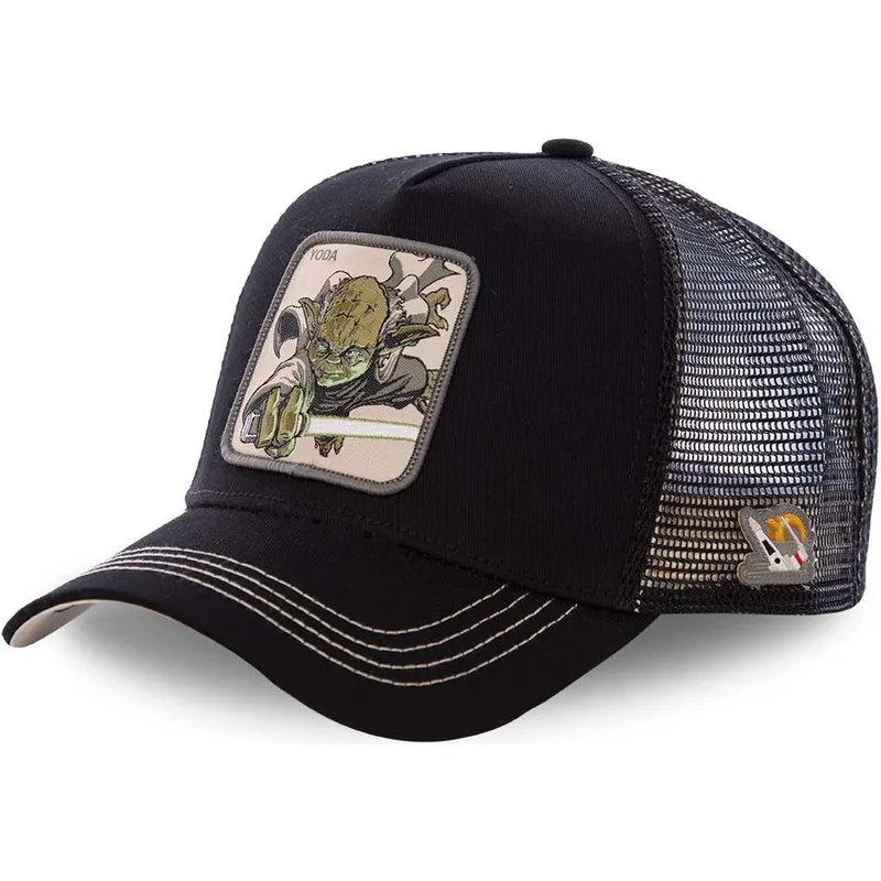 petten-gebogen-zwart-snapback-yod2-yoda-star-wars-van-capslab petten-gebogen-zwart-snapback-yod2-yoda-star-wars-van-capslab