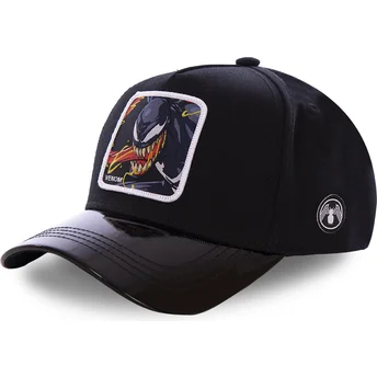 petten-gebogen-zwart-snapback-ven3-venom-marvel-comics-van-capslab