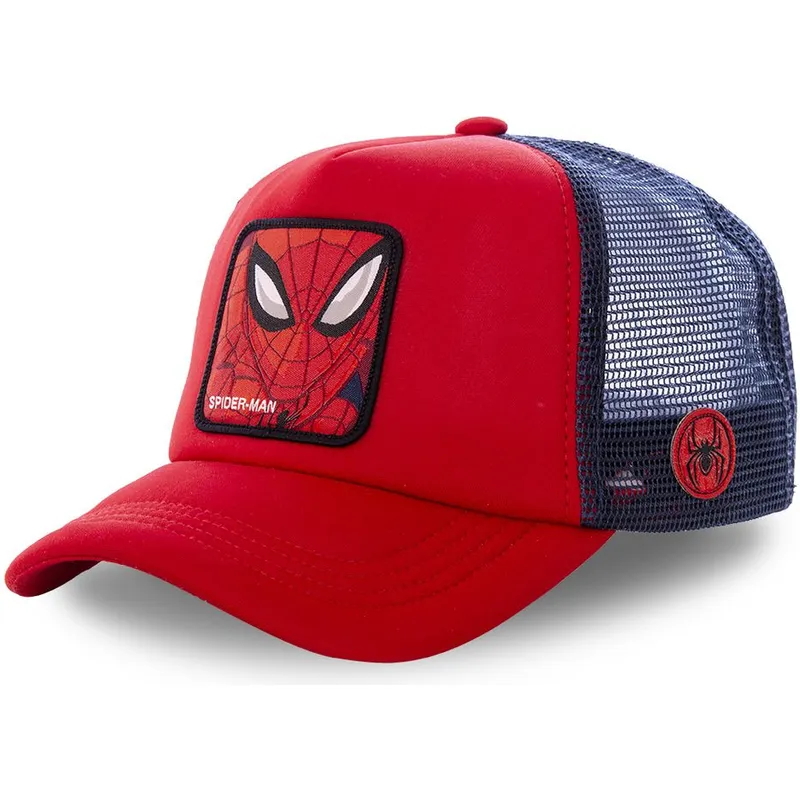 petten-gebogen-rood-snapback-spi4m-spider-man-marvel-comics-van-capslab petten-gebogen-rood-snapback-spi4m-spider-man-marvel-comics-van-capslab