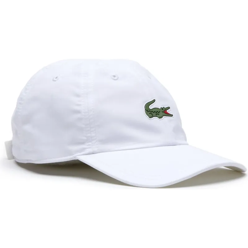 petten-gebogen-wit-verstelbaar-croc-microfibre-van-lacoste