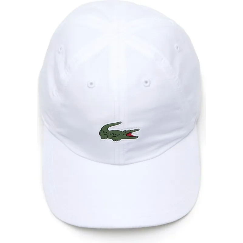 petten-gebogen-wit-verstelbaar-croc-microfibre-van-lacoste