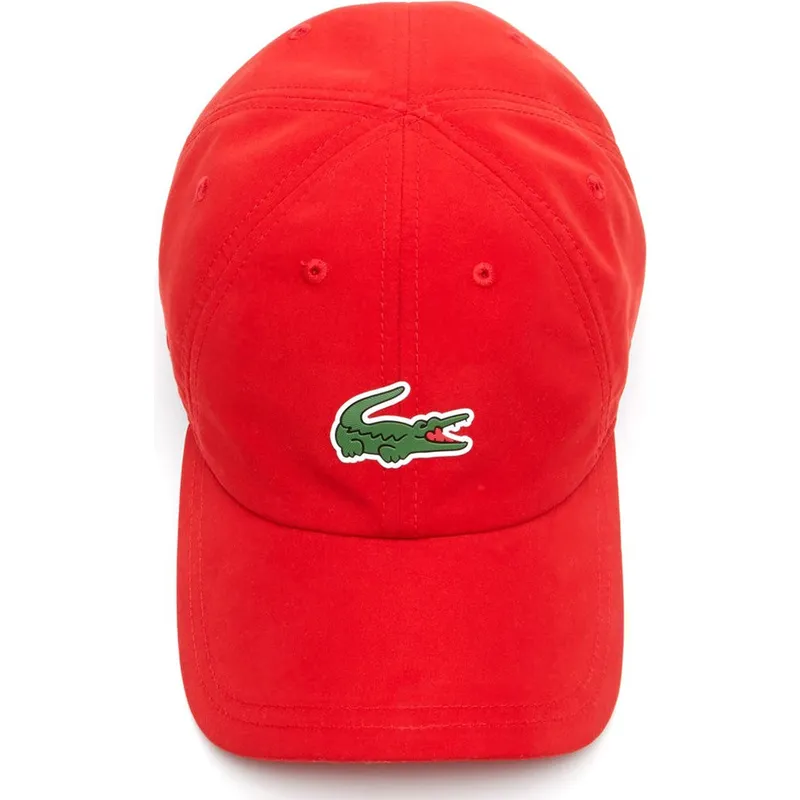 petten-gebogen-rood-verstelbaar-croc-microfibre-van-lacoste