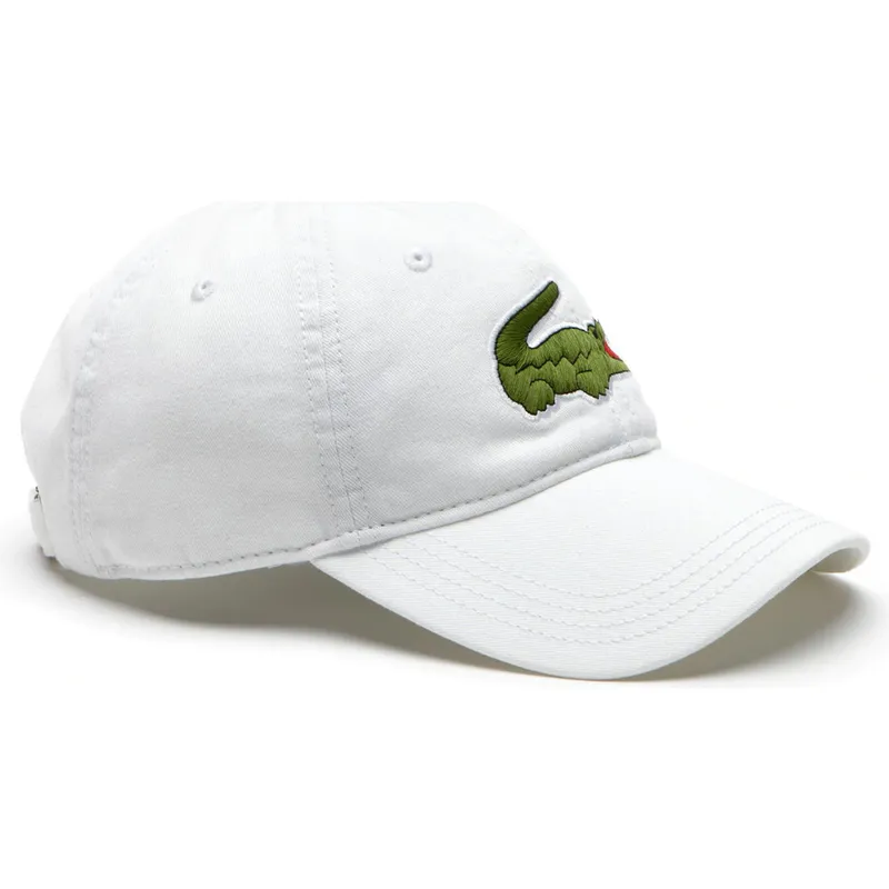 petten-gebogen-wit-verstelbaar-big-croc-gabardine-van-lacoste