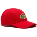 petten-gebogen-rood-verstelbaar-big-croc-gabardine-van-lacoste