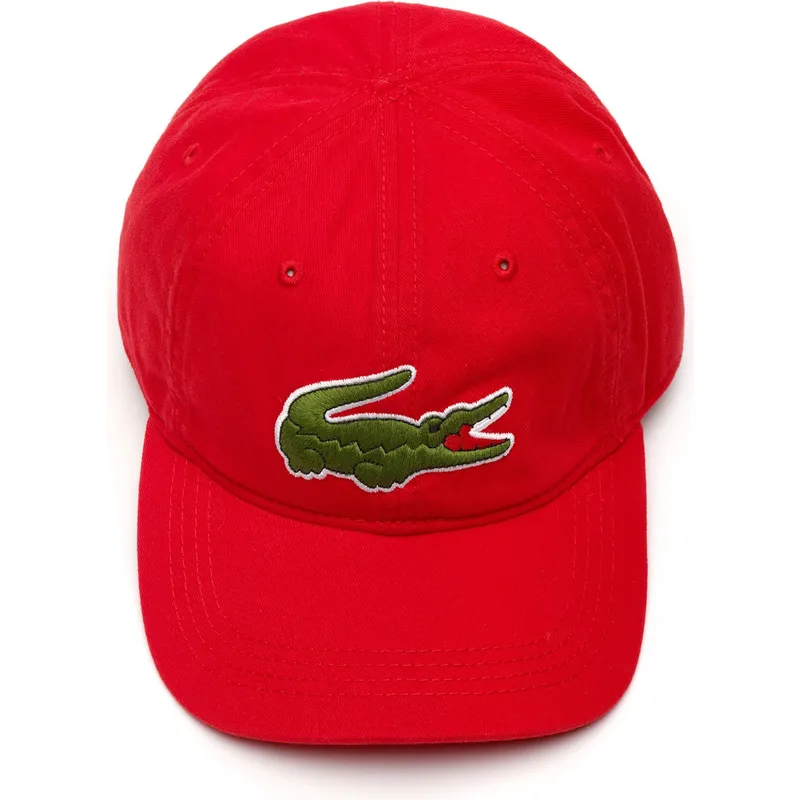 petten-gebogen-rood-verstelbaar-big-croc-gabardine-van-lacoste