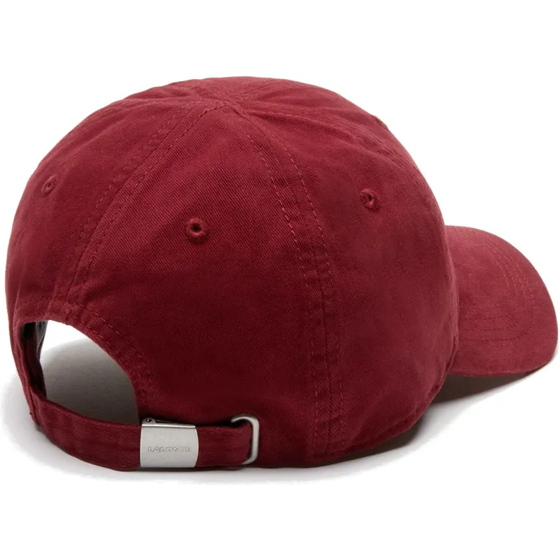 petten-gebogen-rood-verstelbaar-big-croc-gabardine-van-lacoste