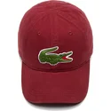 petten-gebogen-rood-verstelbaar-big-croc-gabardine-van-lacoste