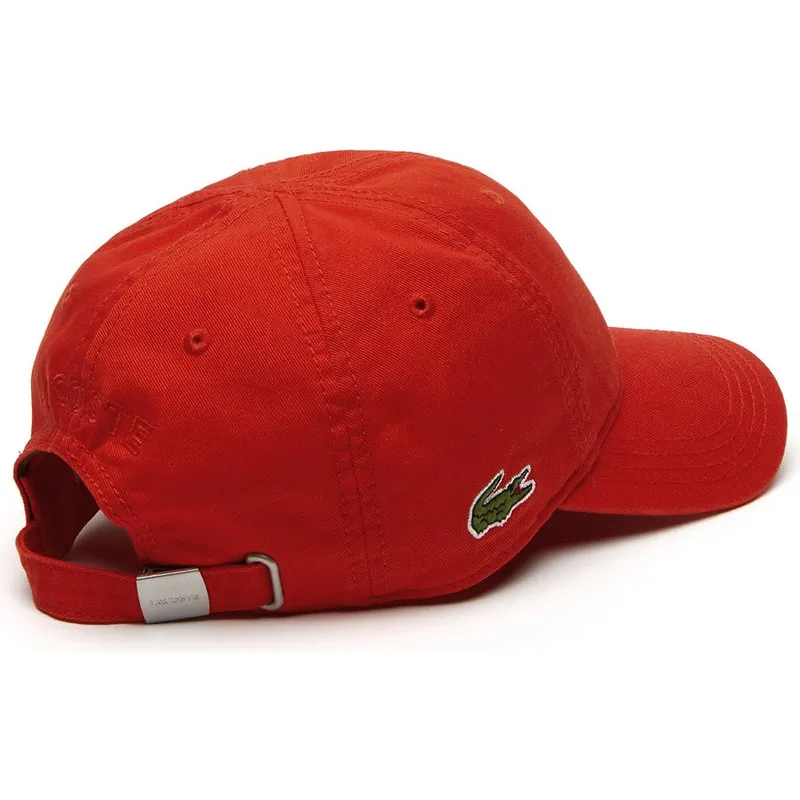 petten-gebogen-rood-verstelbaar-basic-side-crocodile-van-lacoste petten-gebogen-rood-verstelbaar-basic-side-crocodile-van-lacoste