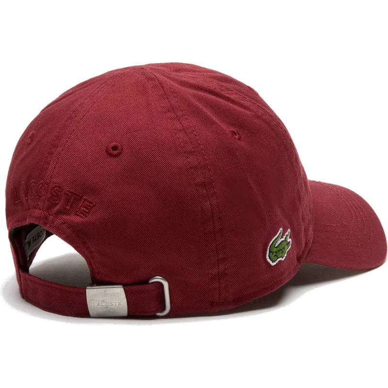 petten-gebogen-rood-verstelbaar-basic-side-crocodile-van-lacoste petten-gebogen-rood-verstelbaar-basic-side-crocodile-van-lacoste