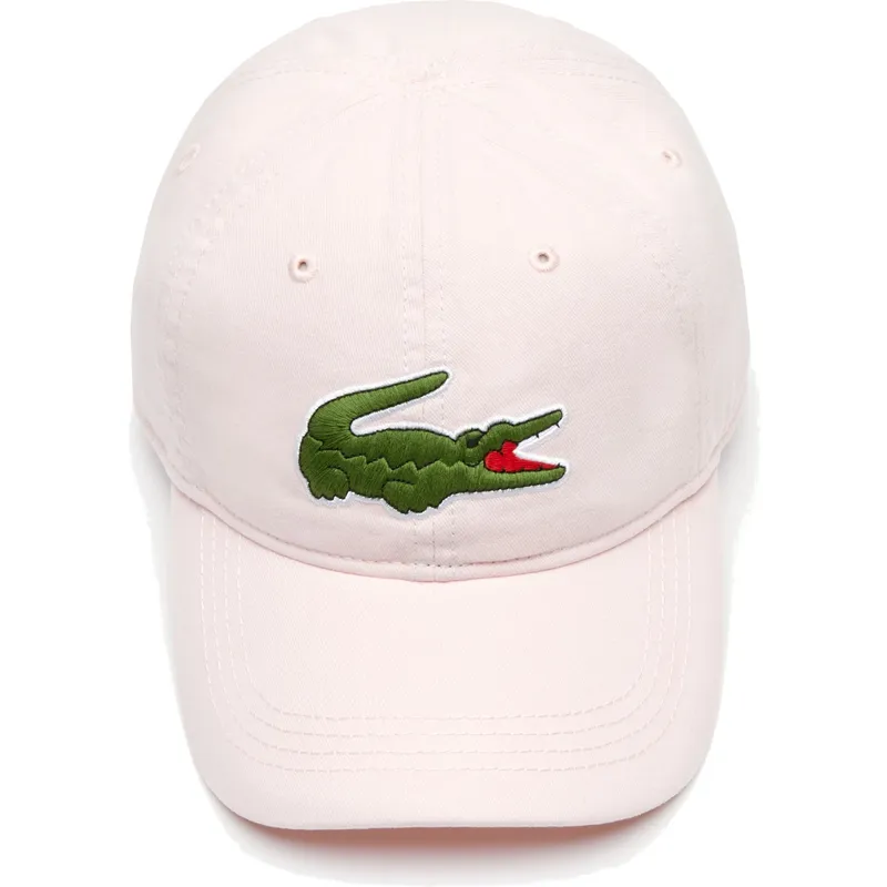 petten-gebogen-roze-verstelbaar-big-croc-gabardine-van-lacoste