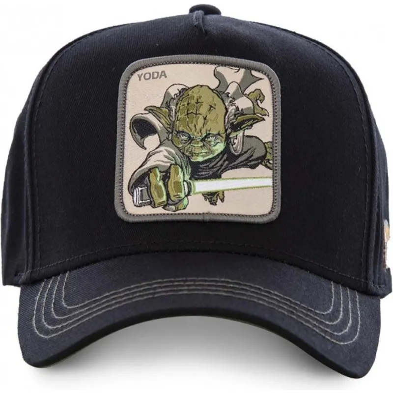 petten-gebogen-zwart-snapback-yod3-yoda-star-wars-van-capslab