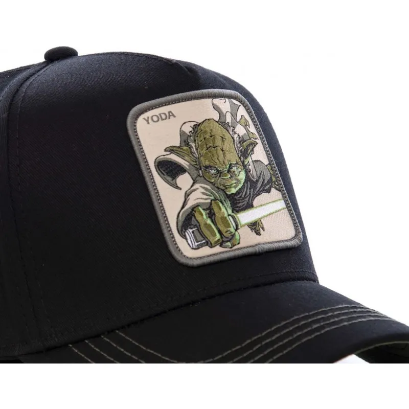 petten-gebogen-zwart-snapback-yod3-yoda-star-wars-van-capslab